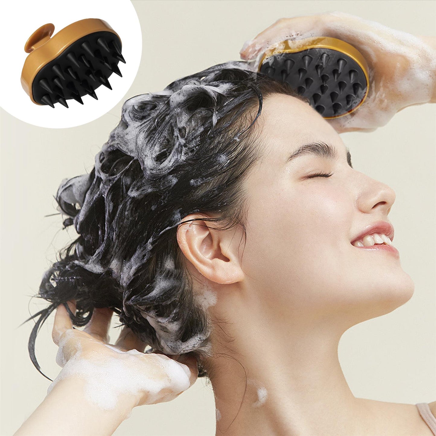 Scalp Massager Shampoo Brush Hair Cleaning Brush Gentle Scalp Scrubber