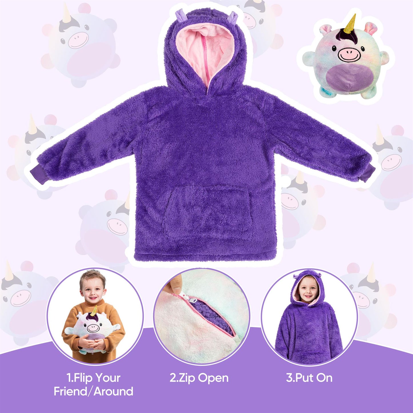 Stay Cozy and Cute with a Plush Animal Hoodie
