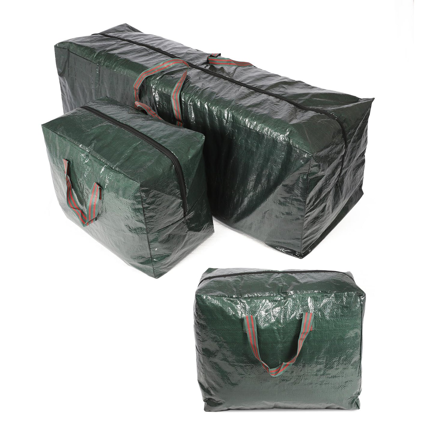 Set Of 3 Storage Bags For Christmas Tree & Decorations