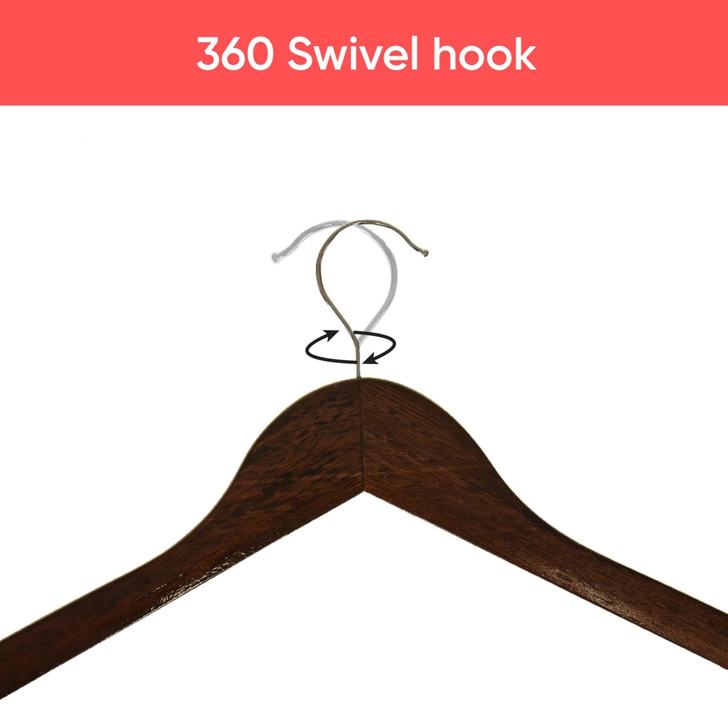Wood Hangers for Clothing Storage and Organization