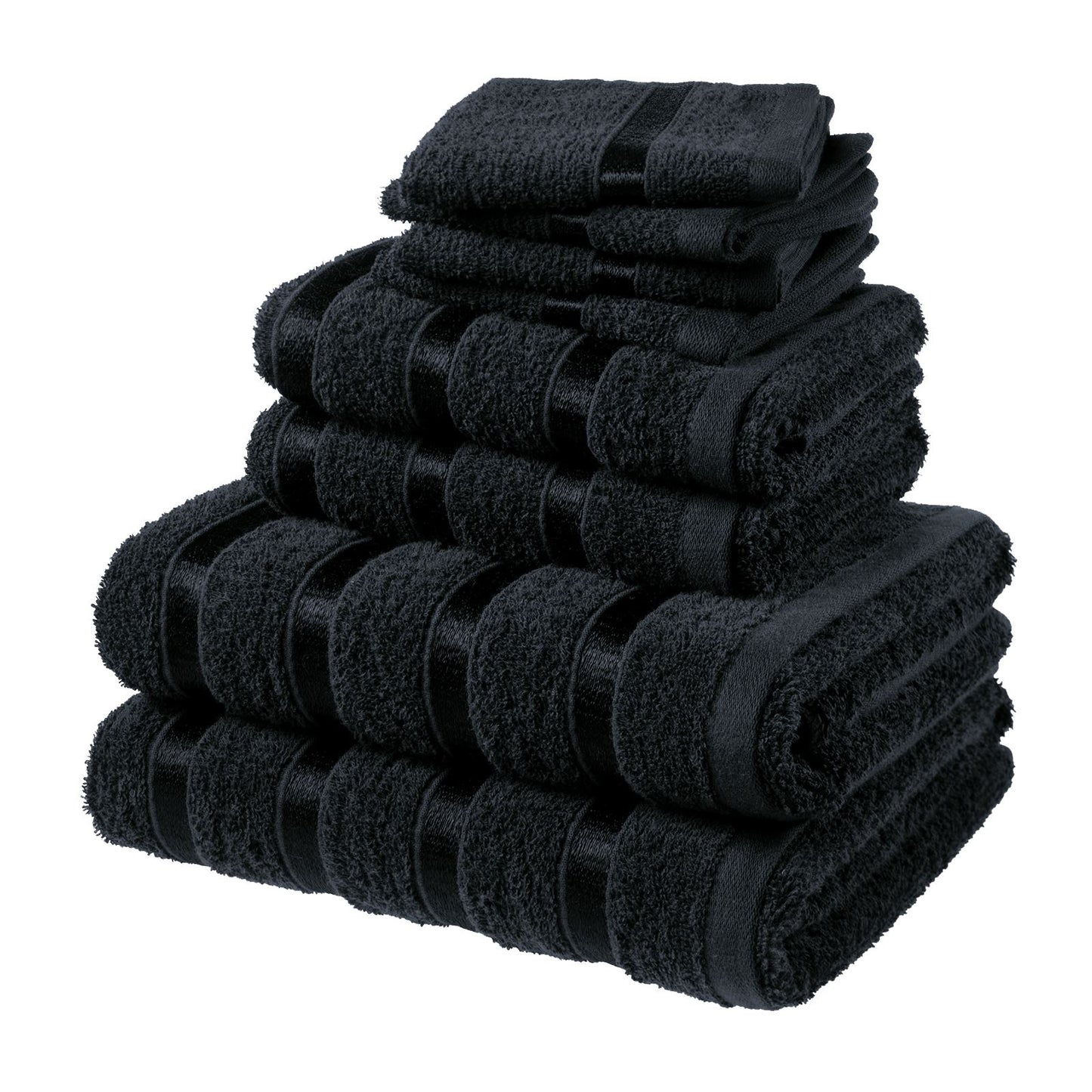 Set of 8 Cozy and Durable Towels in a Range of Colors