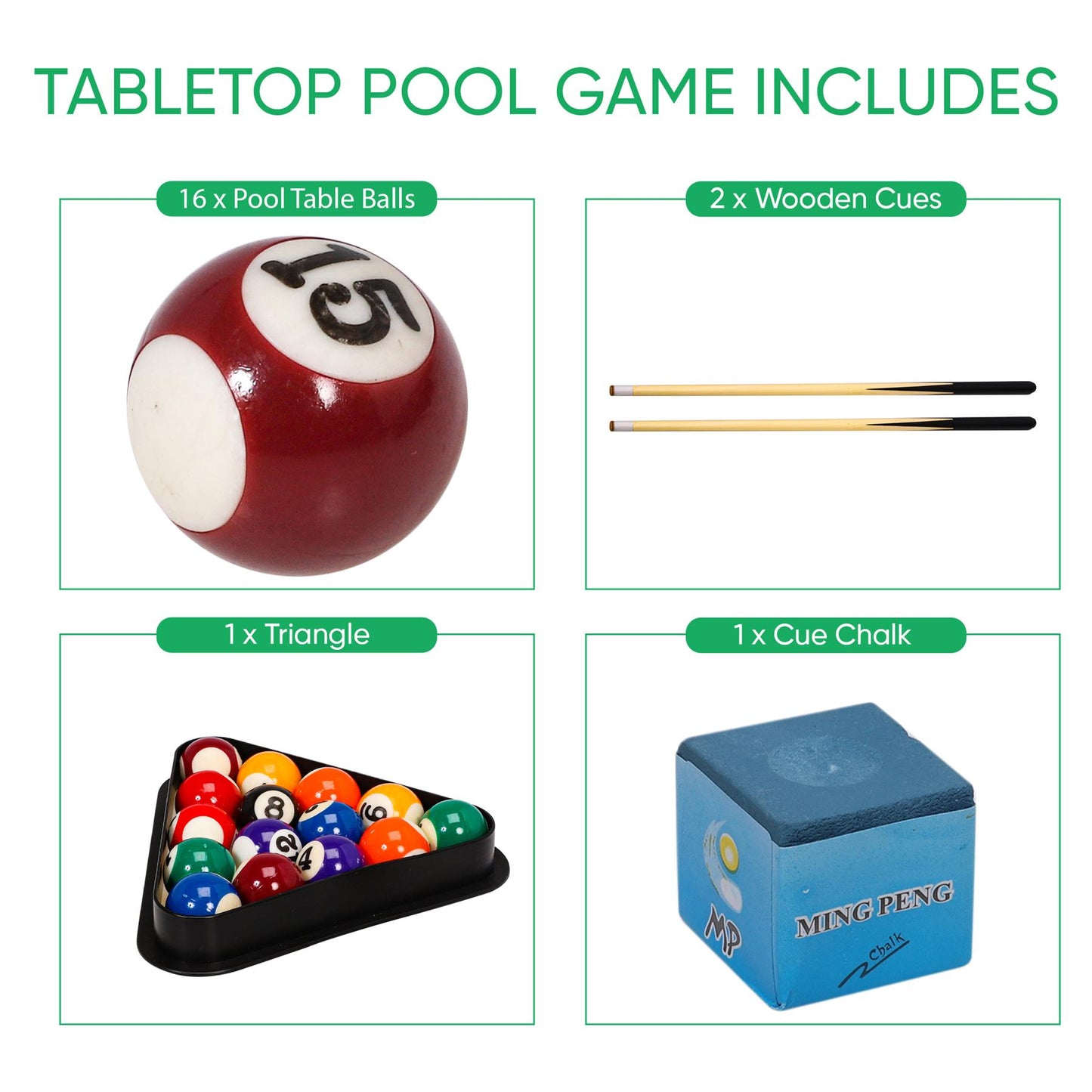 Lightweight Tabletop Pool Game For Adults And Kids A Portable Snooker Table Game