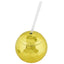 Golden Disco Ball Drinking Cup For Parties