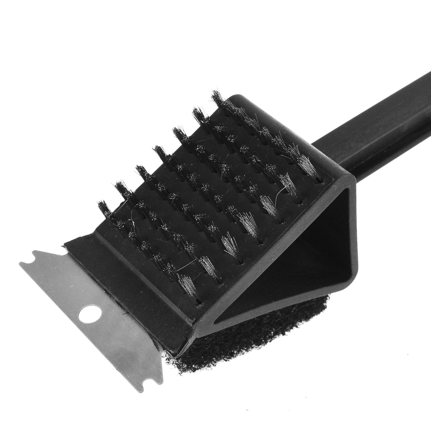 Set Of 3 Bbq Cleaning Tools (Brush Scraper Tongs)