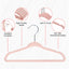 Kids Velvet Clothes Hangers 27.5 cm
