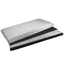 Foldable Storage Bench Velvet Ottoman Light Grey