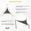 Outdoor Shade Sail, Waterproof Canopy, UV Protection Cover