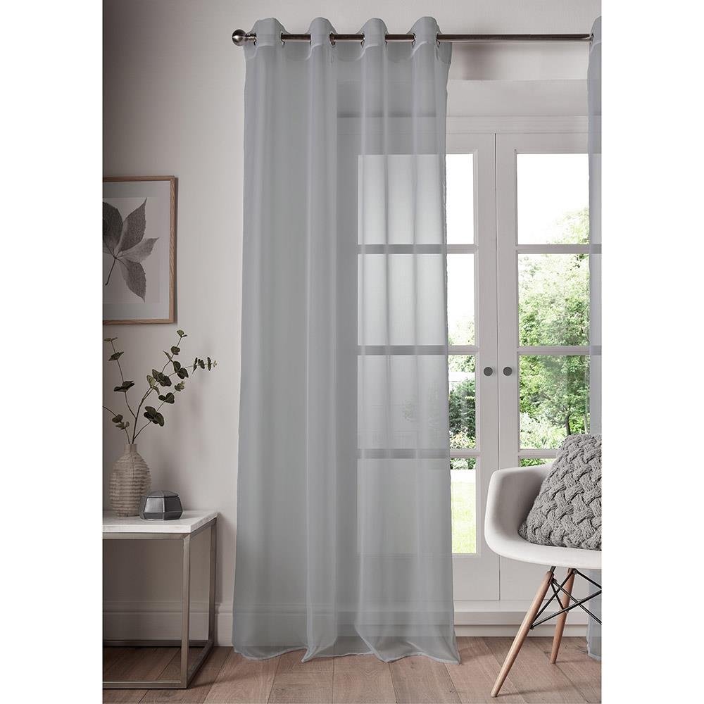 Add a Touch of Elegance with Eyelet Top Voile Curtain Panels