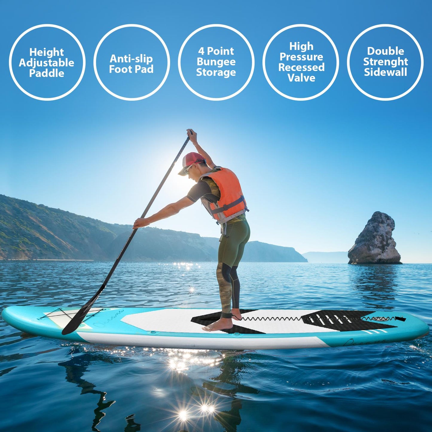 Glide on Water with an Inflatable Paddle Board