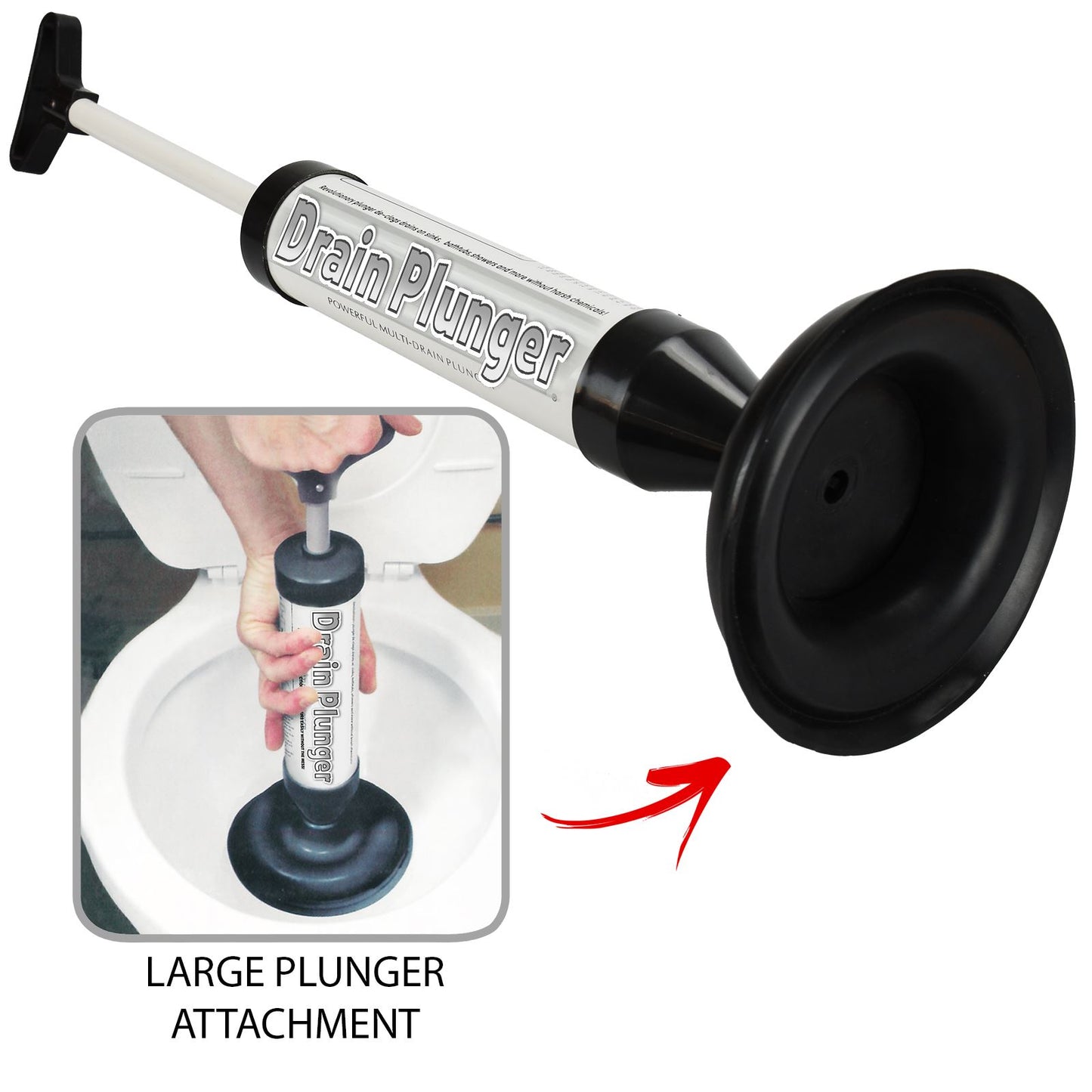 Unblock Your Toilet With This Powerful Drain Plunger