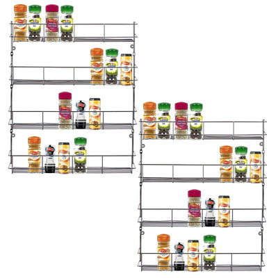 Spice Storage Organizer, Kitchen Rack Shelf, Jar Holder