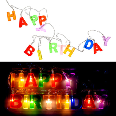 Led Rope Lights - Happy Birthday Message