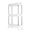 Rolling 3-Shelf Storage Trolley Cart For Home Or Office