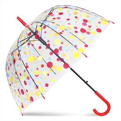 Stay Dry in Style with a Dome Umbrella - Leaves