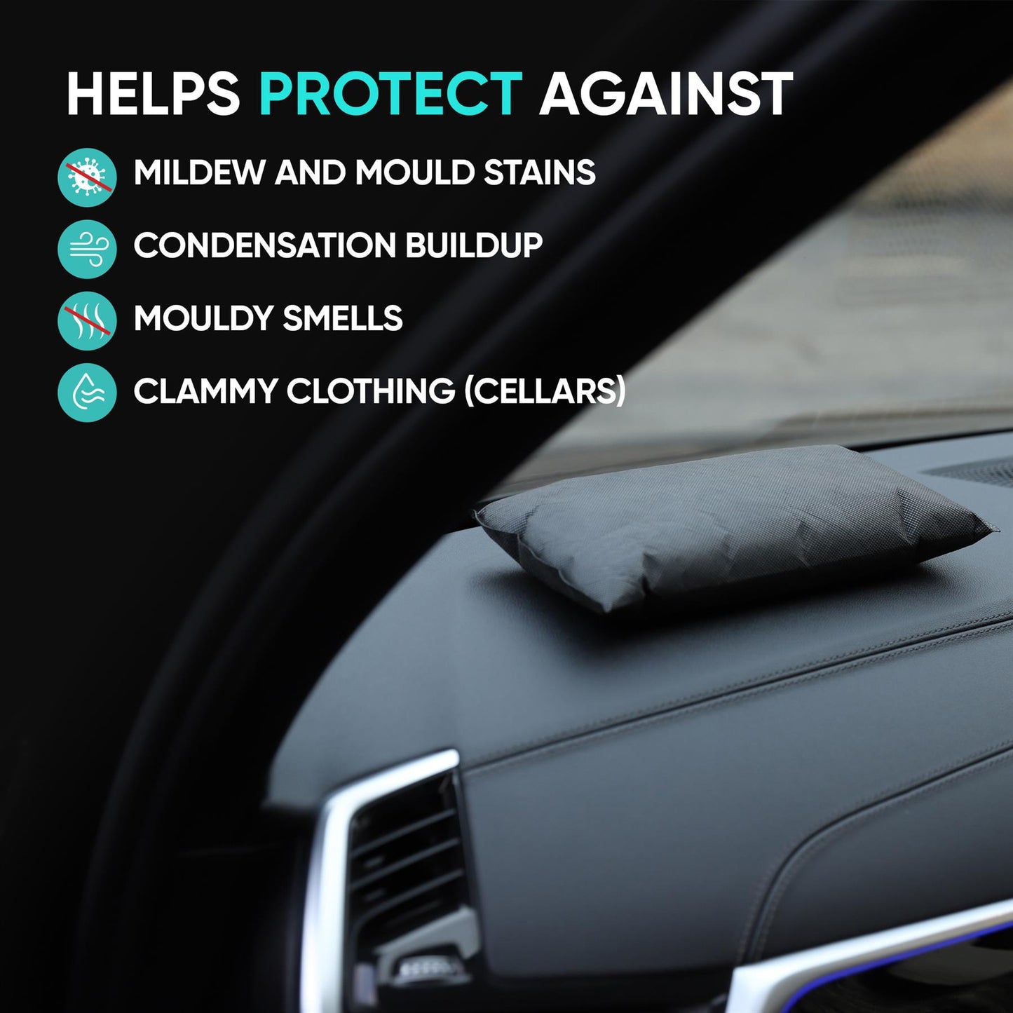 Keep Your Car Moisture-Free With Reusable Car Dehumidifier Bags