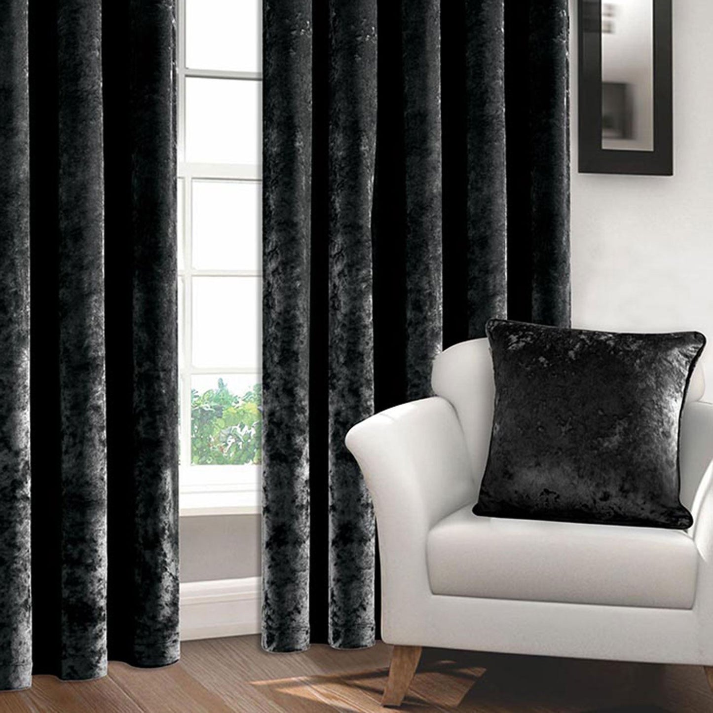 Luxurious Crushed Velvet Curtains for a Glamorous Look
