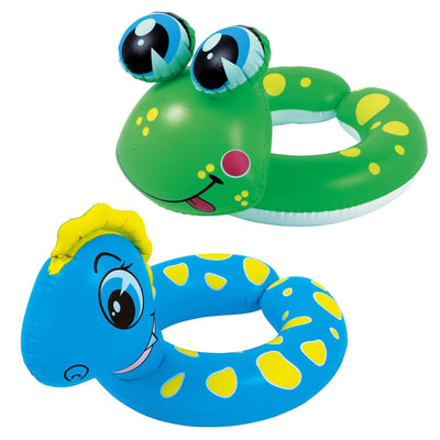 Kids Baby Inflatable Animal Split Ring Rubber Swimming Pool Float
