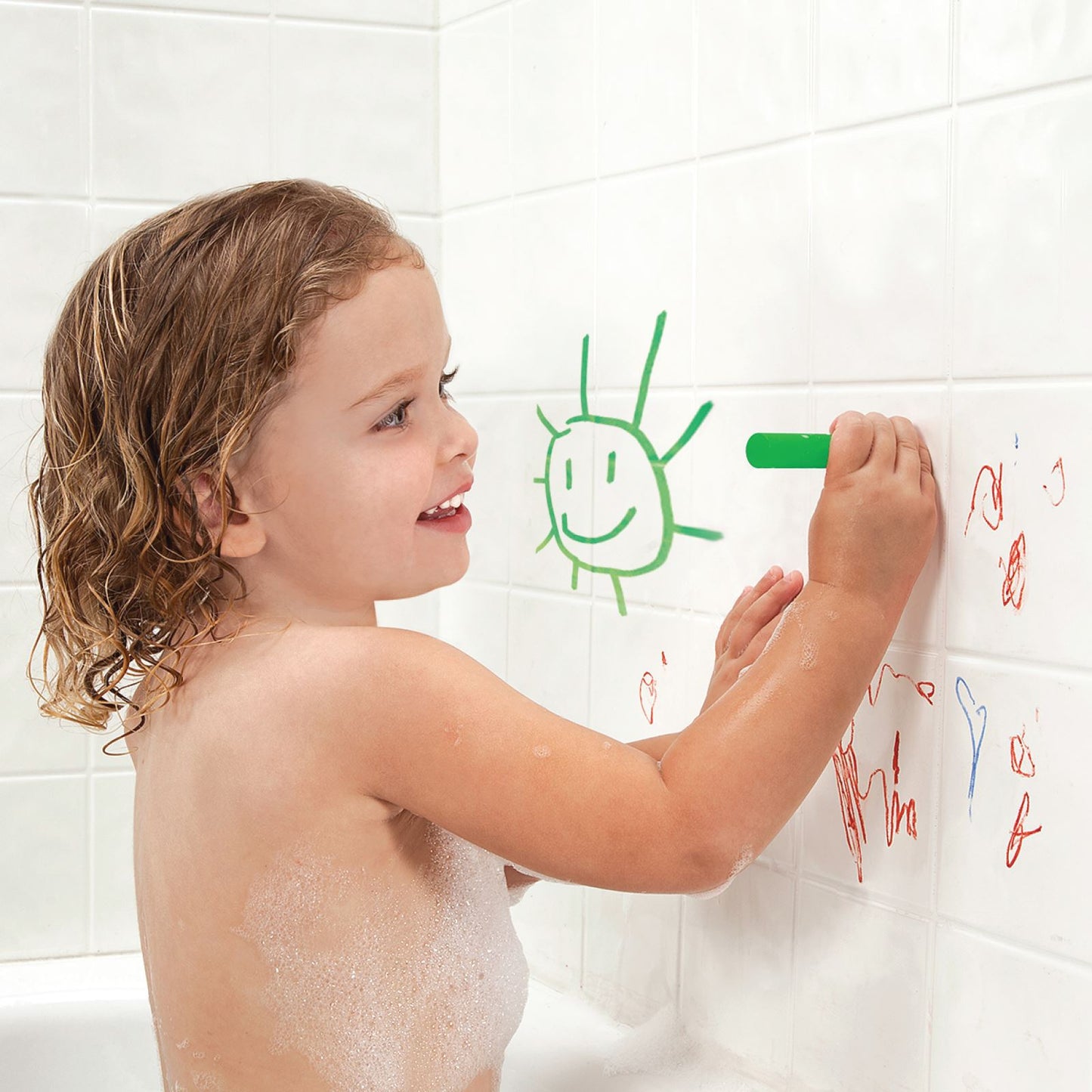 Pack Of 6 Non-Toxic Baby Bath Crayons For Fun And Educational Crayoning