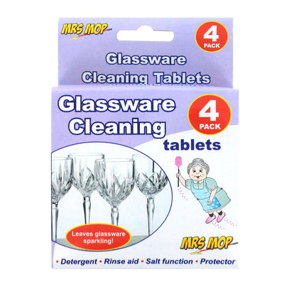 Dishwashing Detergent Tablets, Glassware Cleaner, Rinse Aid for Shiny Dishes