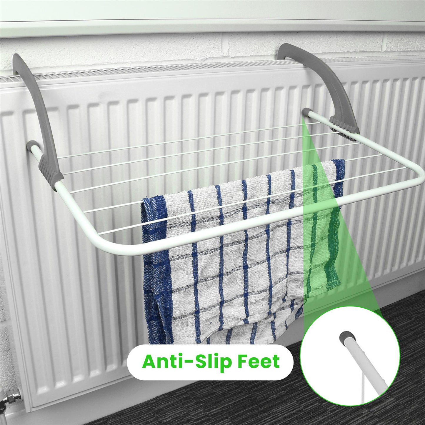 Over Radiator Clothes Airer