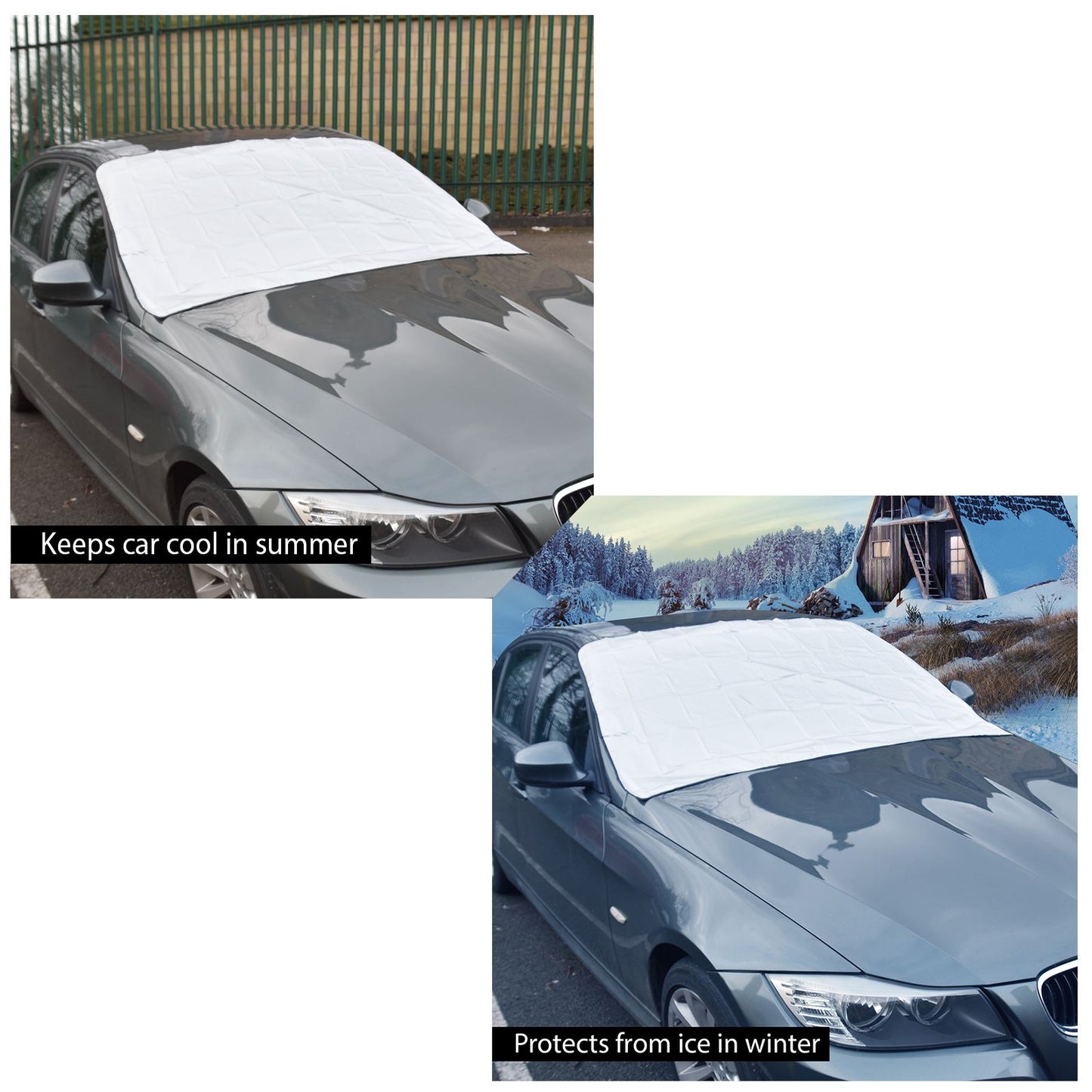 Protect Your Windshield From Snow And Frost With This Magnetic Cover