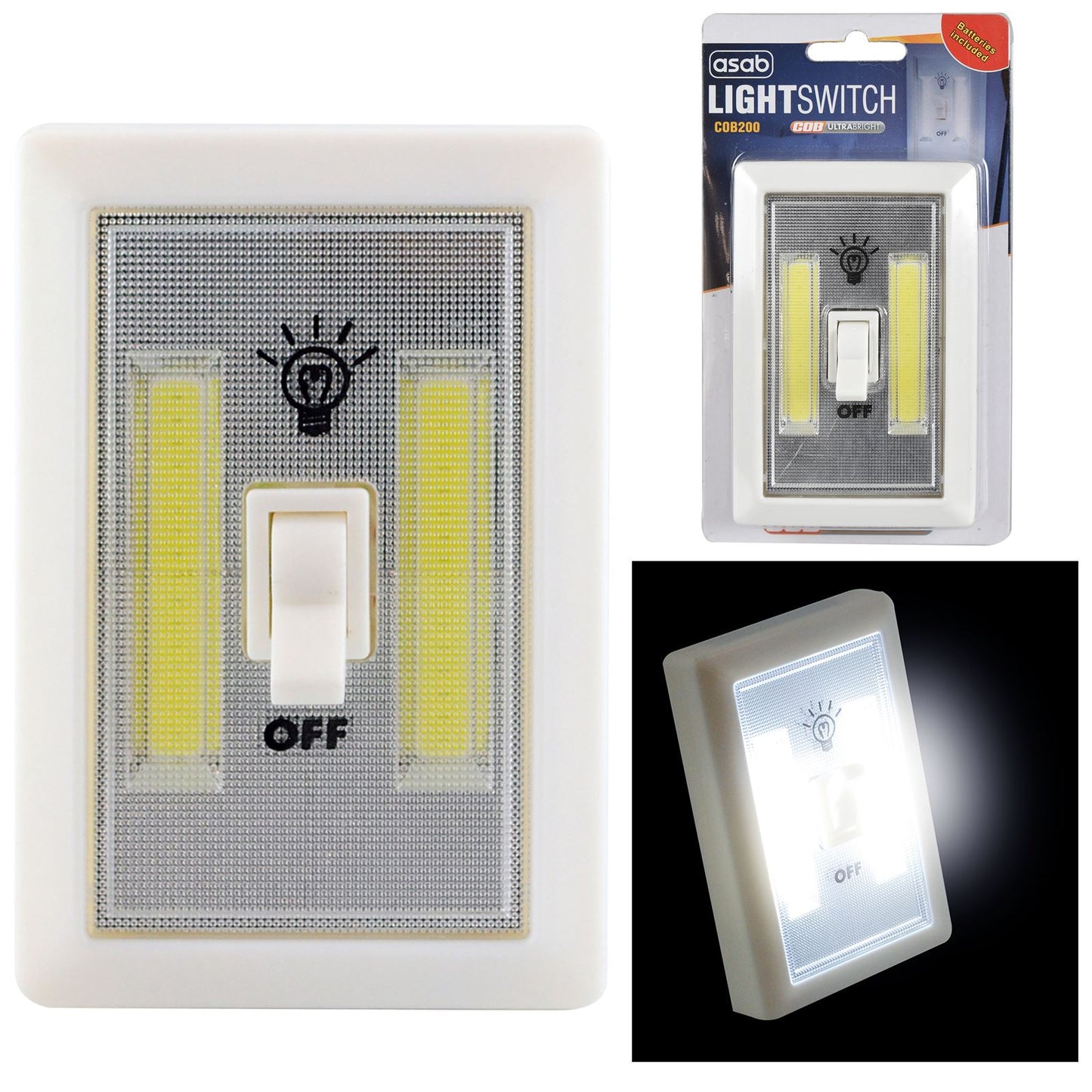 Dimmable Magnetic Wall Light Switch for Night Lighting and Storage