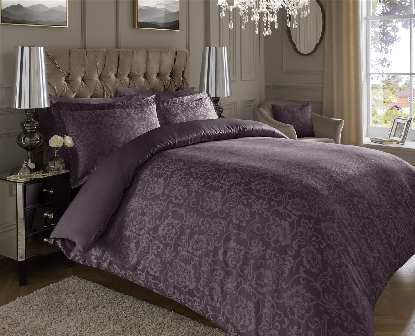 Add a Touch of Elegance with a Floral Jacquard Duvet Cover