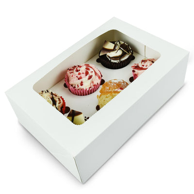 Clear Cupcake Containers with Dividers