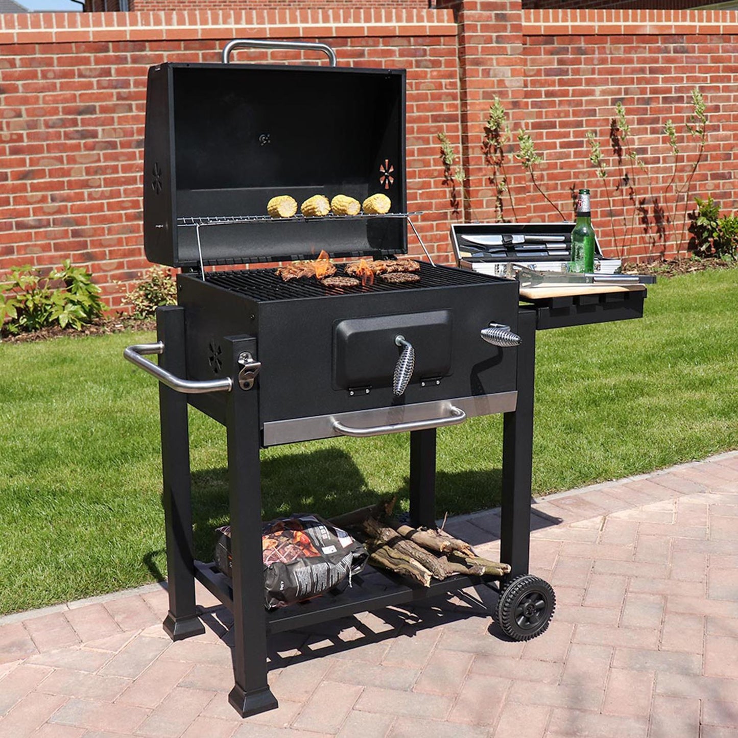 Sturdy And Durable Portable Steel Charcoal Bbq Grill