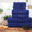 Set of 8 Soft and Absorbent Bamboo Towels in a Variety of Colors