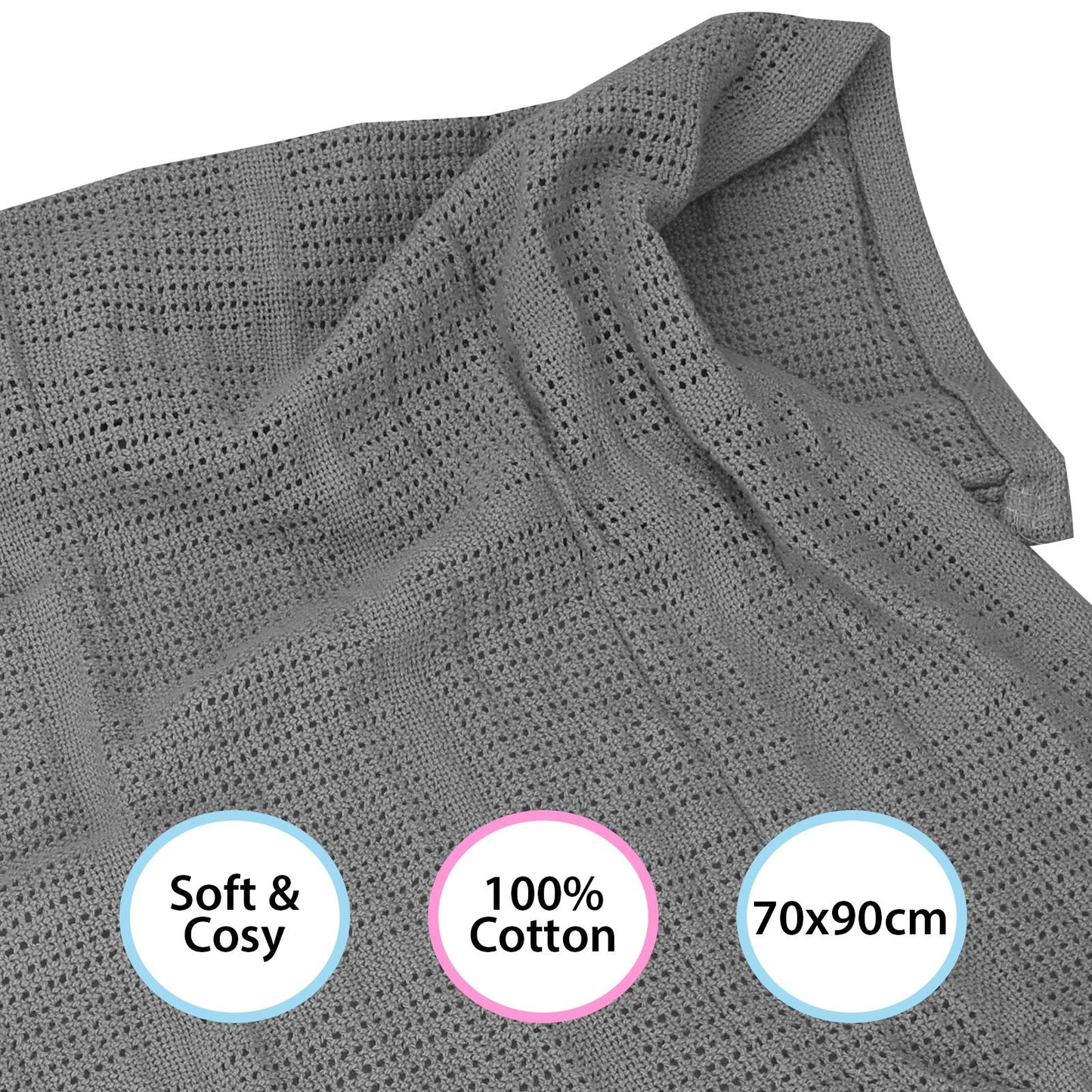Keep Your Baby Cozy with a 100% Cotton Cellular Blanket