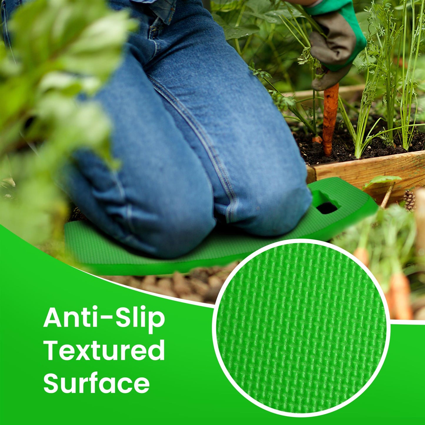 Soft Foam Pad Designed To Protect Knees While Gardening