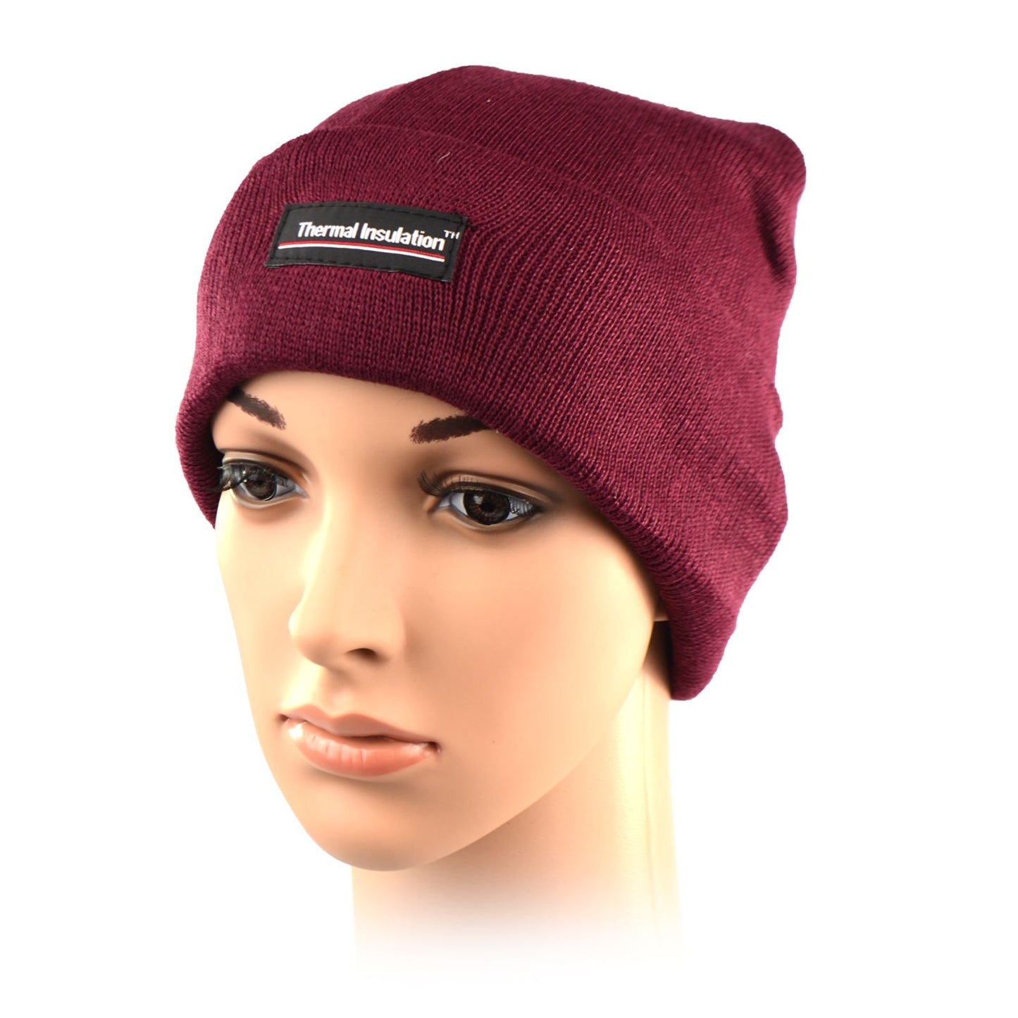 Men's Warm Knitted Thermal Beanie Hat for Winter Sports