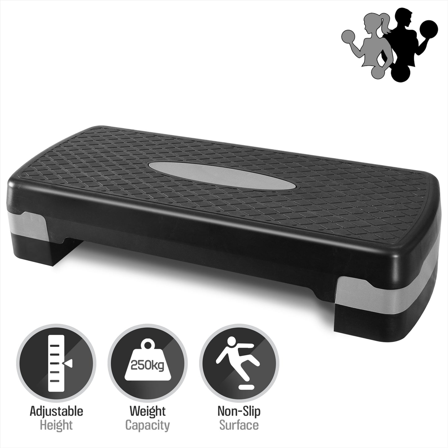 Adjustable Aerobic Stepper For Home Workouts