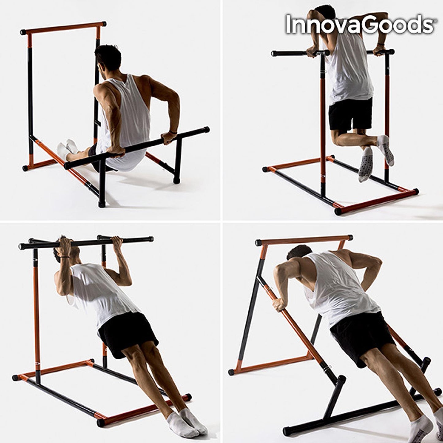 Heavy-Duty Pull-Up And Dip Station Tower Rack For Strength Training