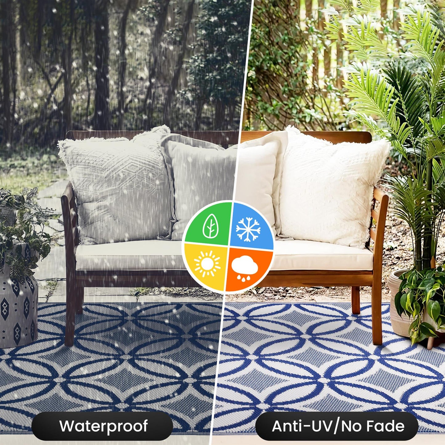 Step Outside in Style with an Outdoor Rug