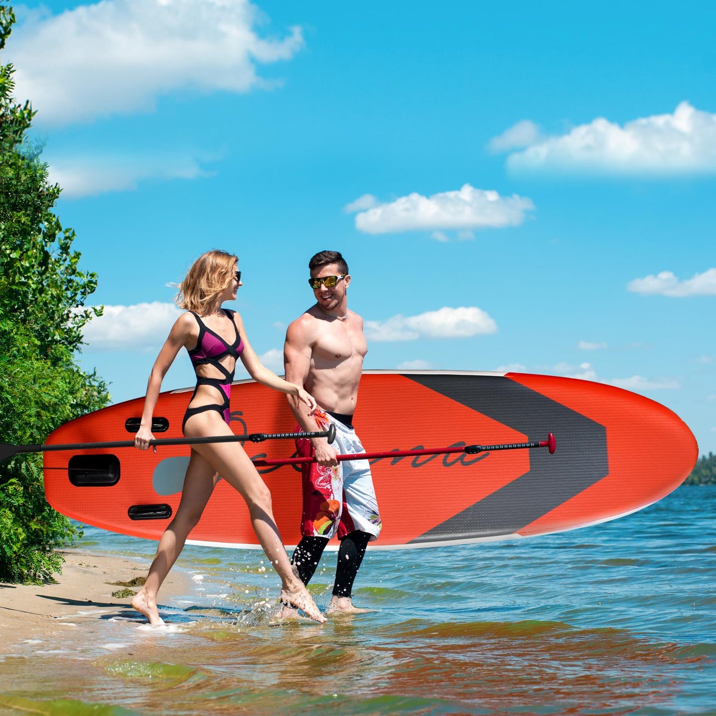 Glide on Water with an Inflatable Paddle Board