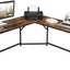 Sleek And Functional Computer Desk With Shelf