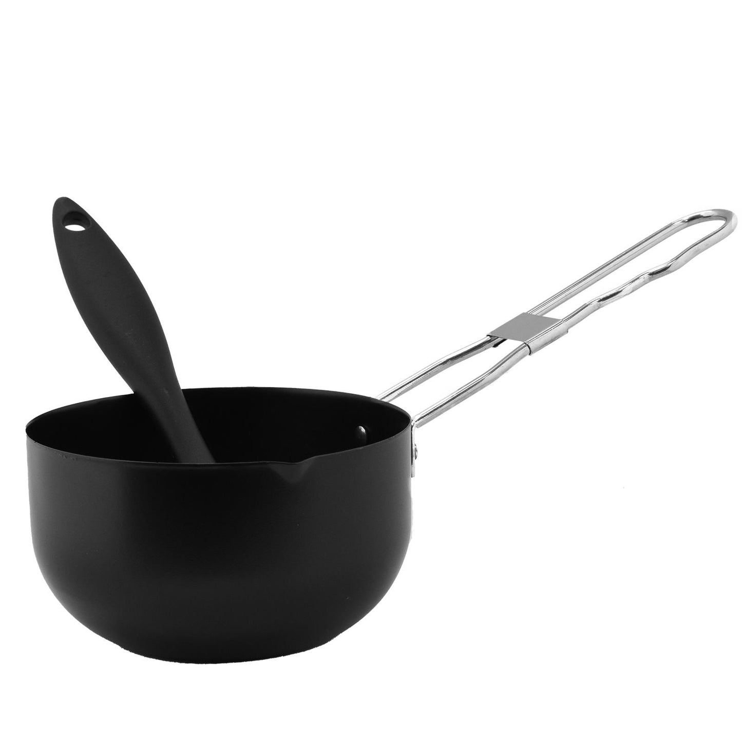 Non-Stick Saucepan Pot With Silicone Basting Brush