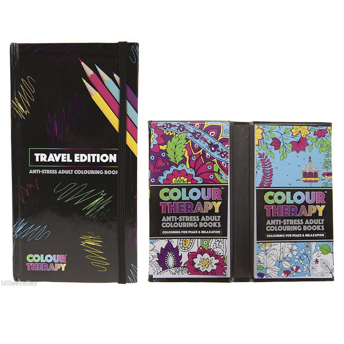 Relaxing Adult Coloring Book with Sharpener