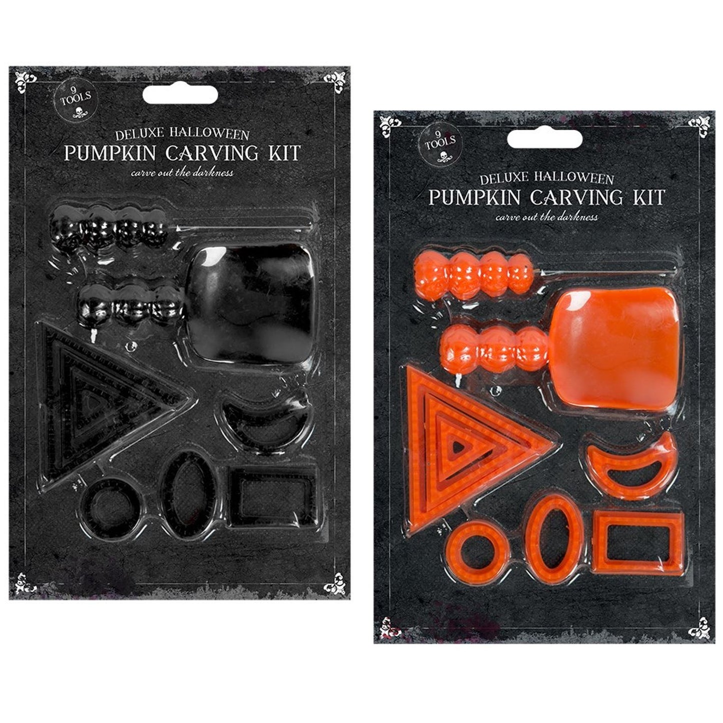 Halloween Pumpkin Carving Set - 9 Pieces For Home Decoration And Party Lanterns