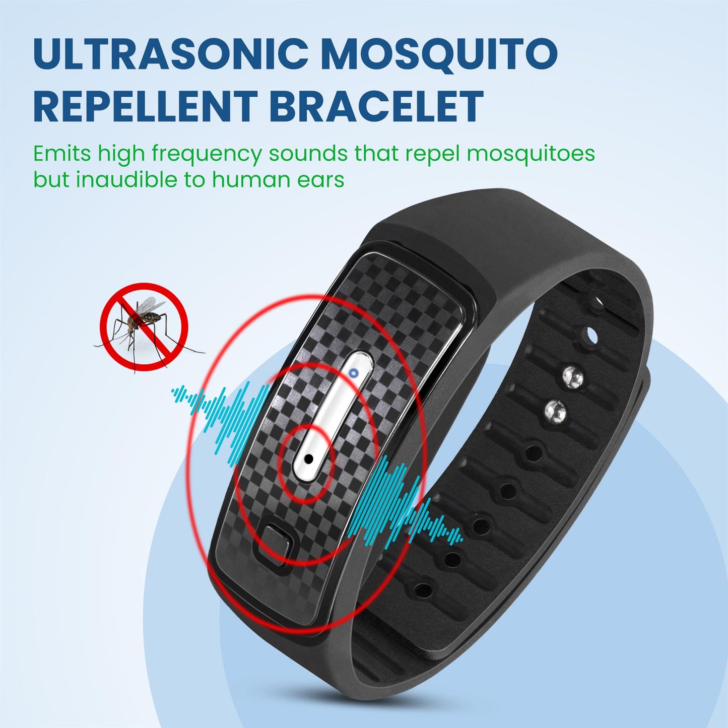 Ultrasound Mosquito Repellent Bracelet Anti Insect Wrist Band Bug Repellet