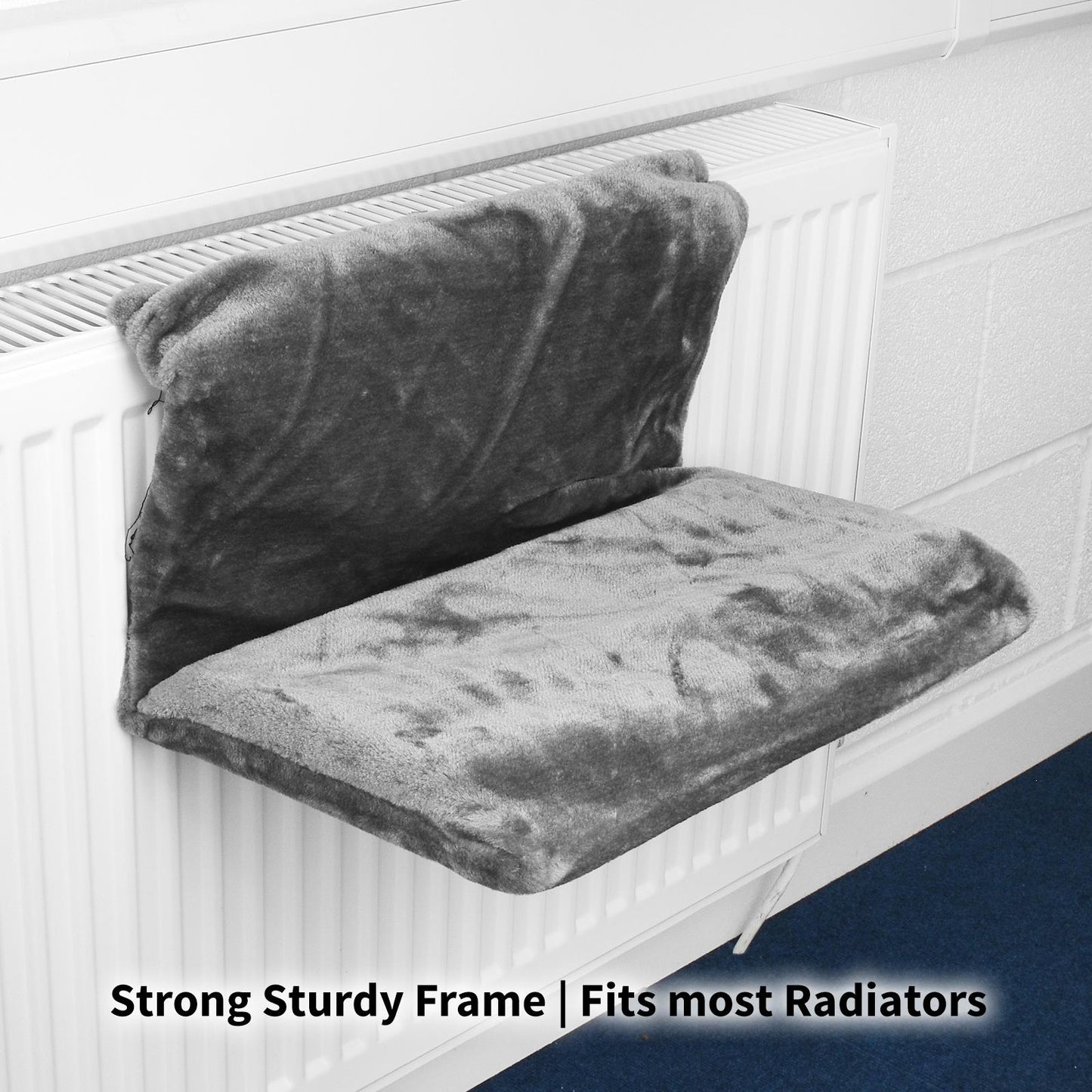 Cat Radiator Bed With Warm Fleece Lining And Hammock For Sleeping And Lounging