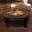 Outdoor Fire Pit With Grill Large Copper Bbq Pit 80cm Fire Pit Grill