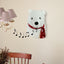 Singing Polar Bear Head Wall Decoration