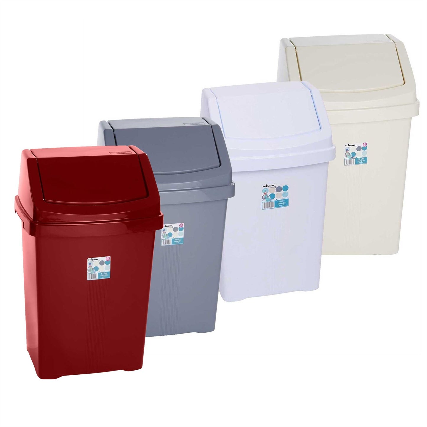 Dispose of Waste Easily with a Plastic Swing Top Bin