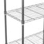 5 Tier Wire Frame Shelf Shelving Shelves Rack Racking Home Storage Unit