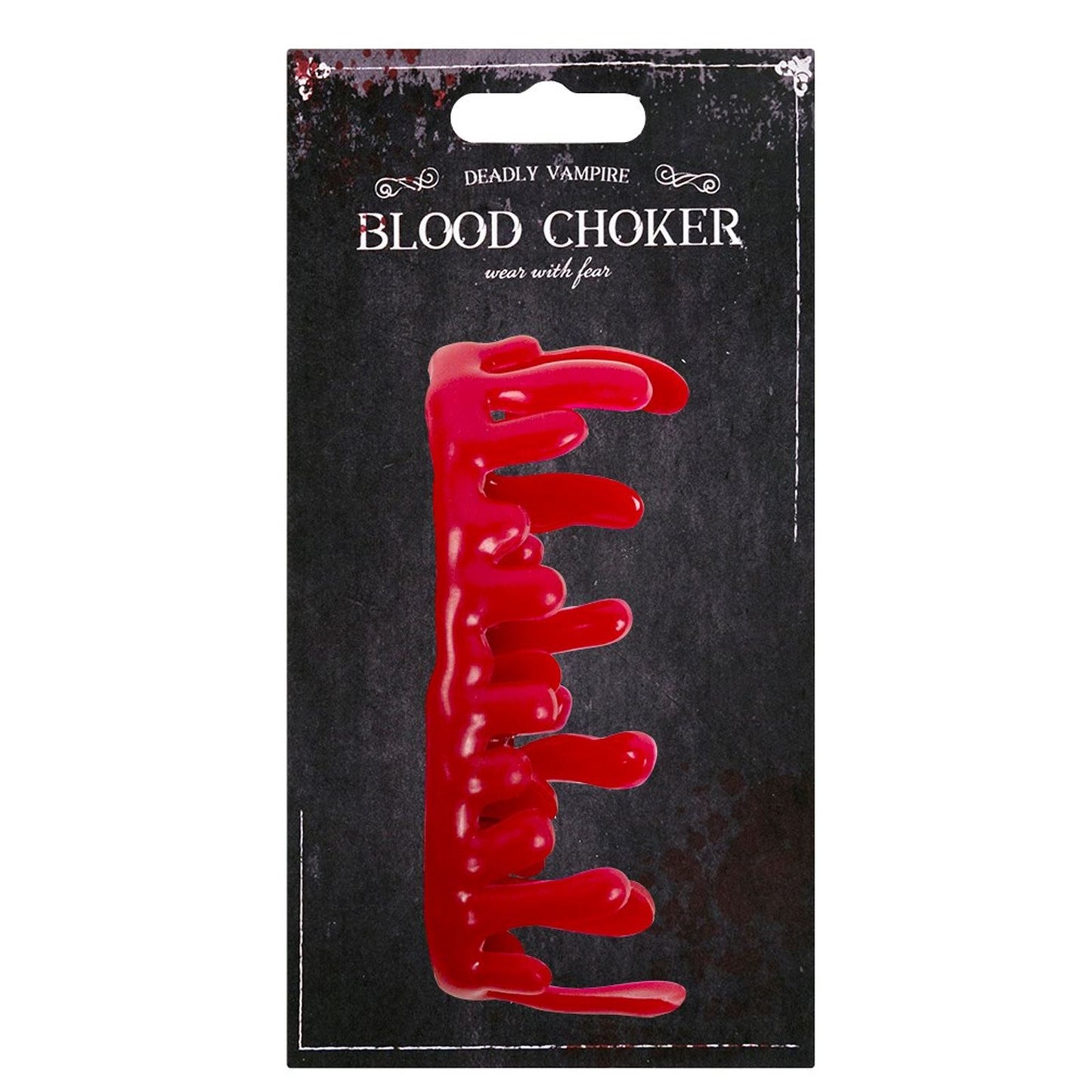 Halloween Blood Necklace Bloody Choker Costume Accessory