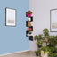 Display your decor with the 5 Tier Floating Wall Shelf