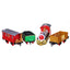 14-Piece Battery-Powered Christmas Train Set With Lights And Sound Effects For Festive Decoration